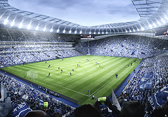 Retractable pitch a key feature of Tottenham’s new stadium